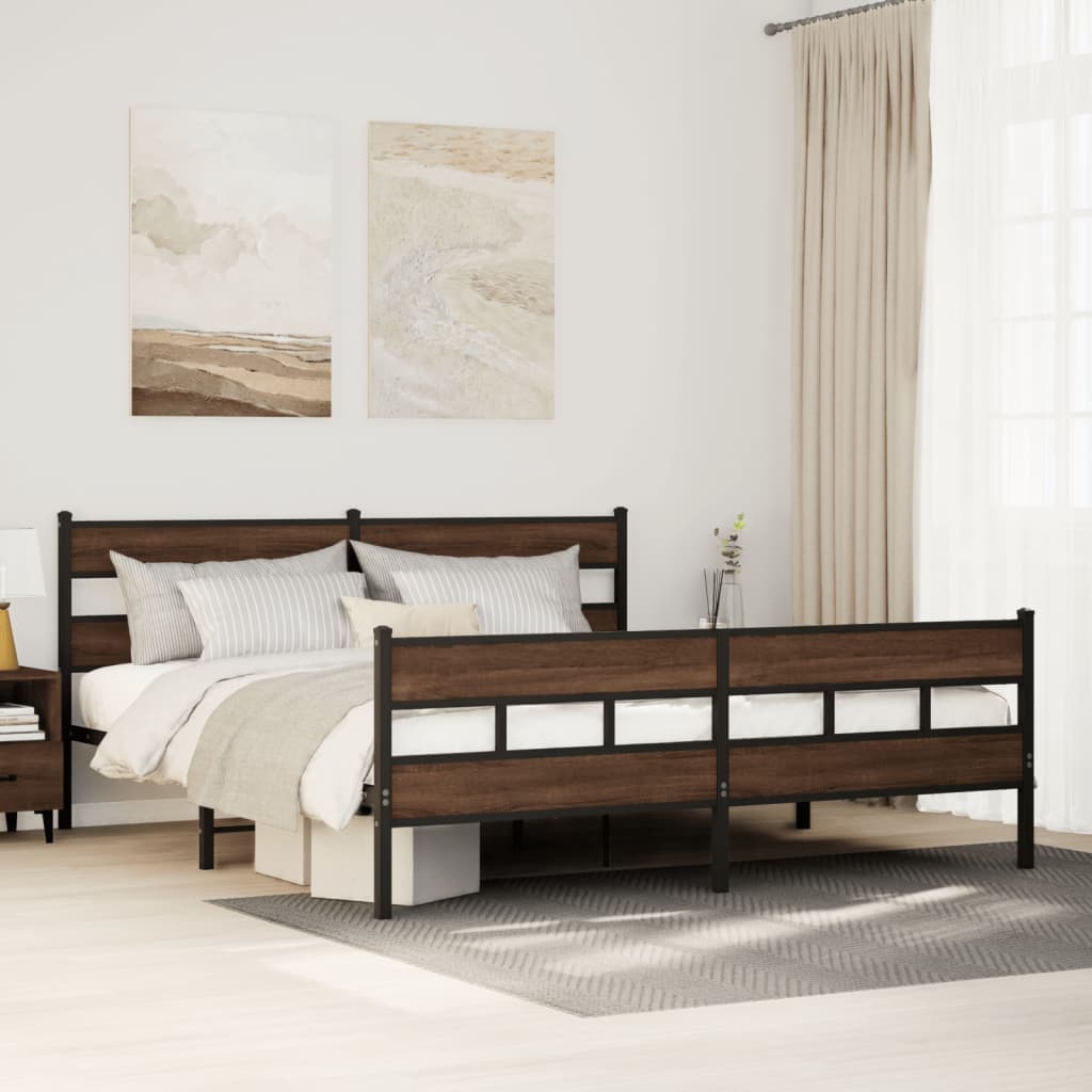 Cadre De Lit En Métal Sans Matelas
