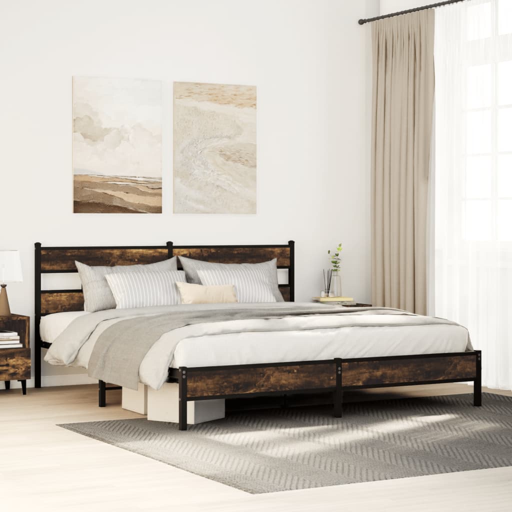 Cadre De Lit En Métal Sans Matelas