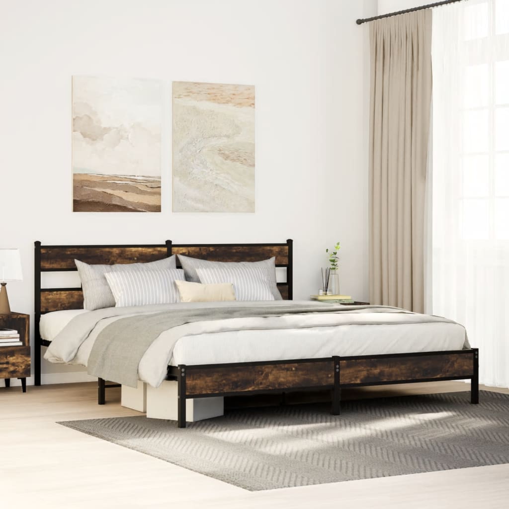 Cadre De Lit En Métal Sans Matelas