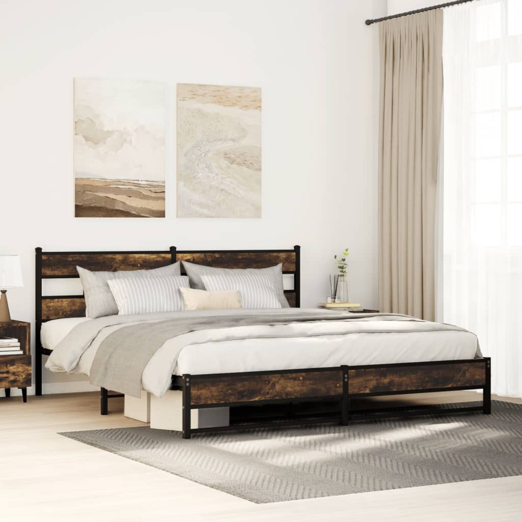 Cadre De Lit En Métal Sans Matelas