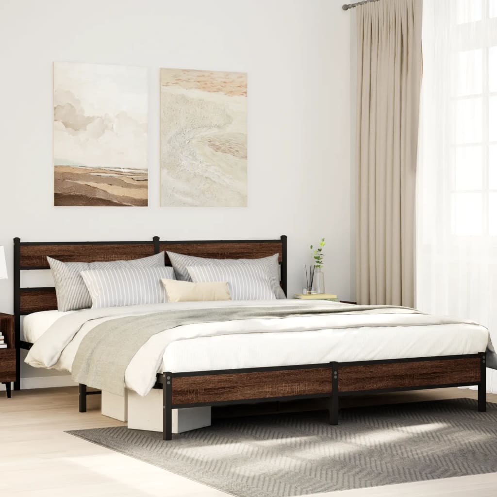 Cadre De Lit En Métal Sans Matelas
