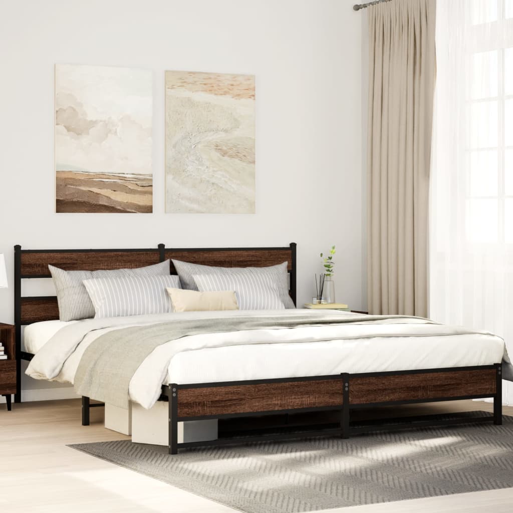 Cadre De Lit En Métal Sans Matelas