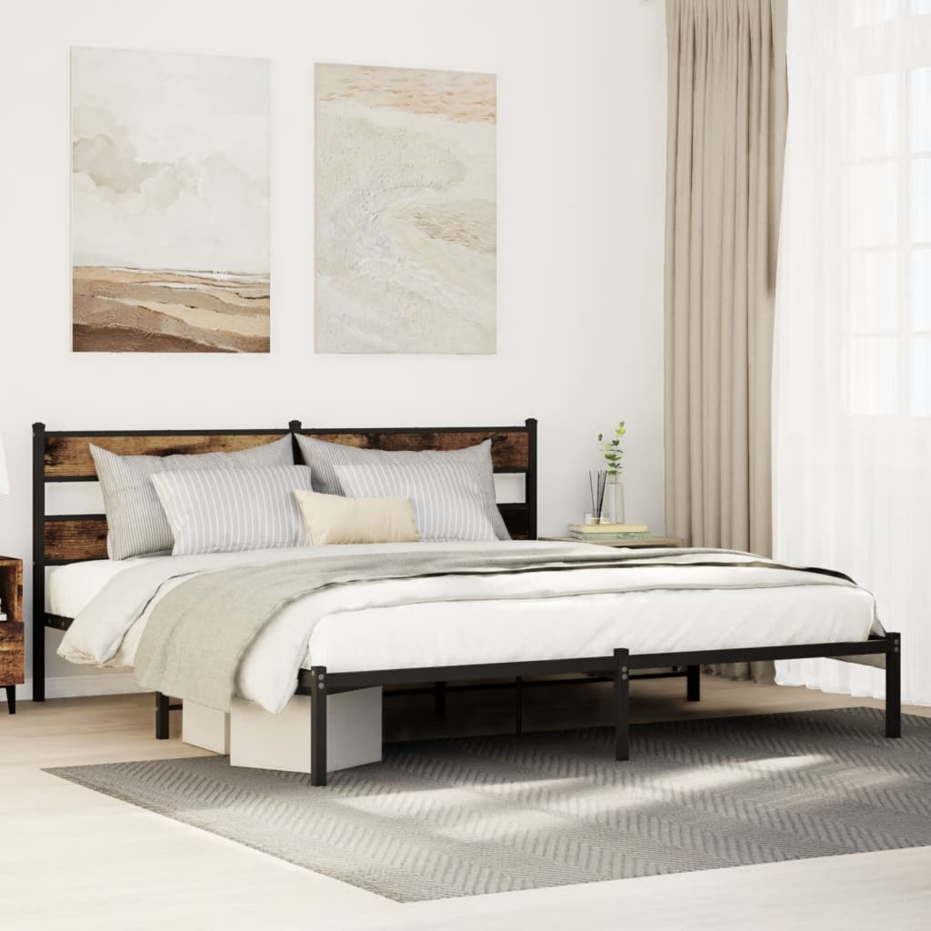 Cadre De Lit En Métal Sans Matelas