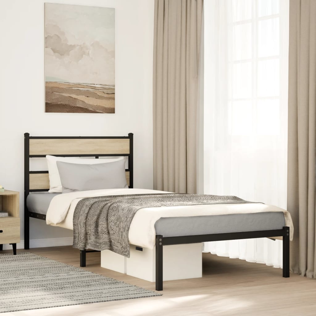 Cadre De Lit En Métal Sans Matelas