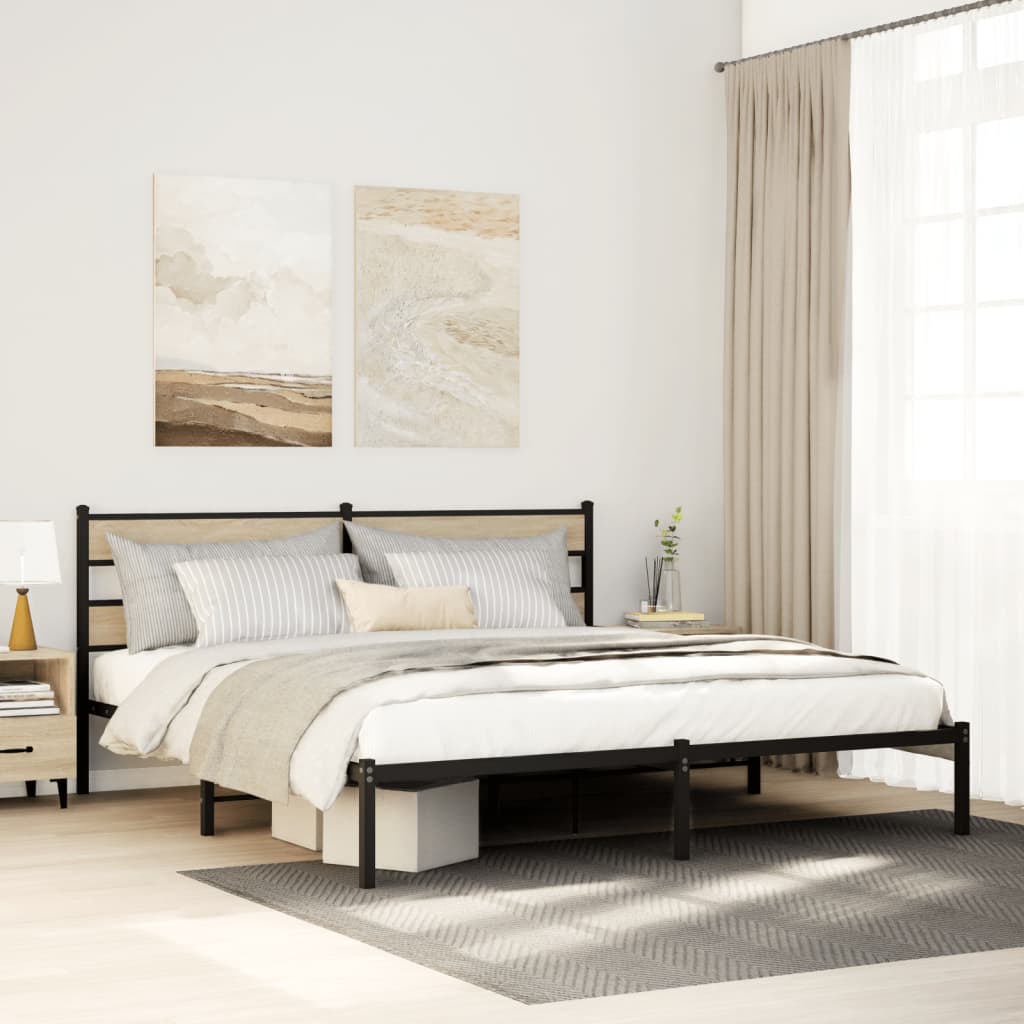 Cadre De Lit En Métal Sans Matelas