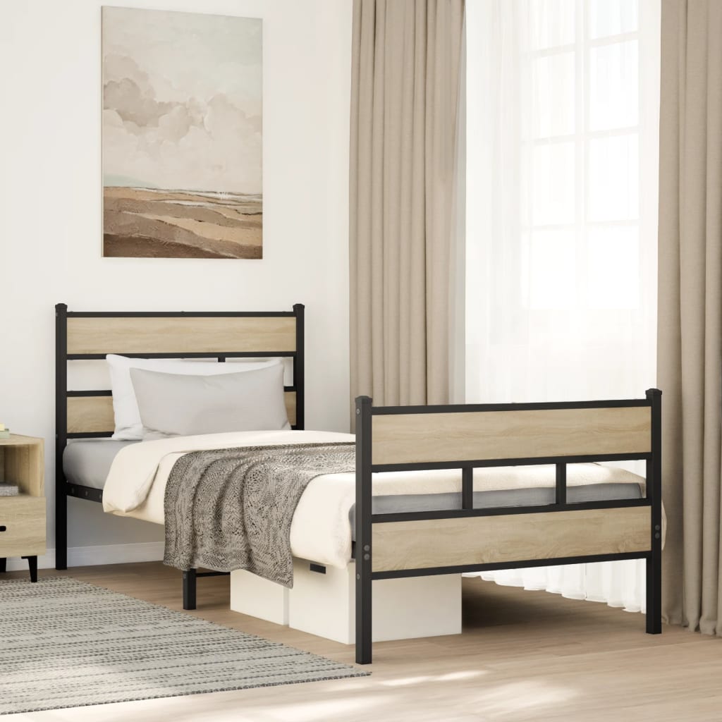Cadre De Lit En Métal Sans Matelas