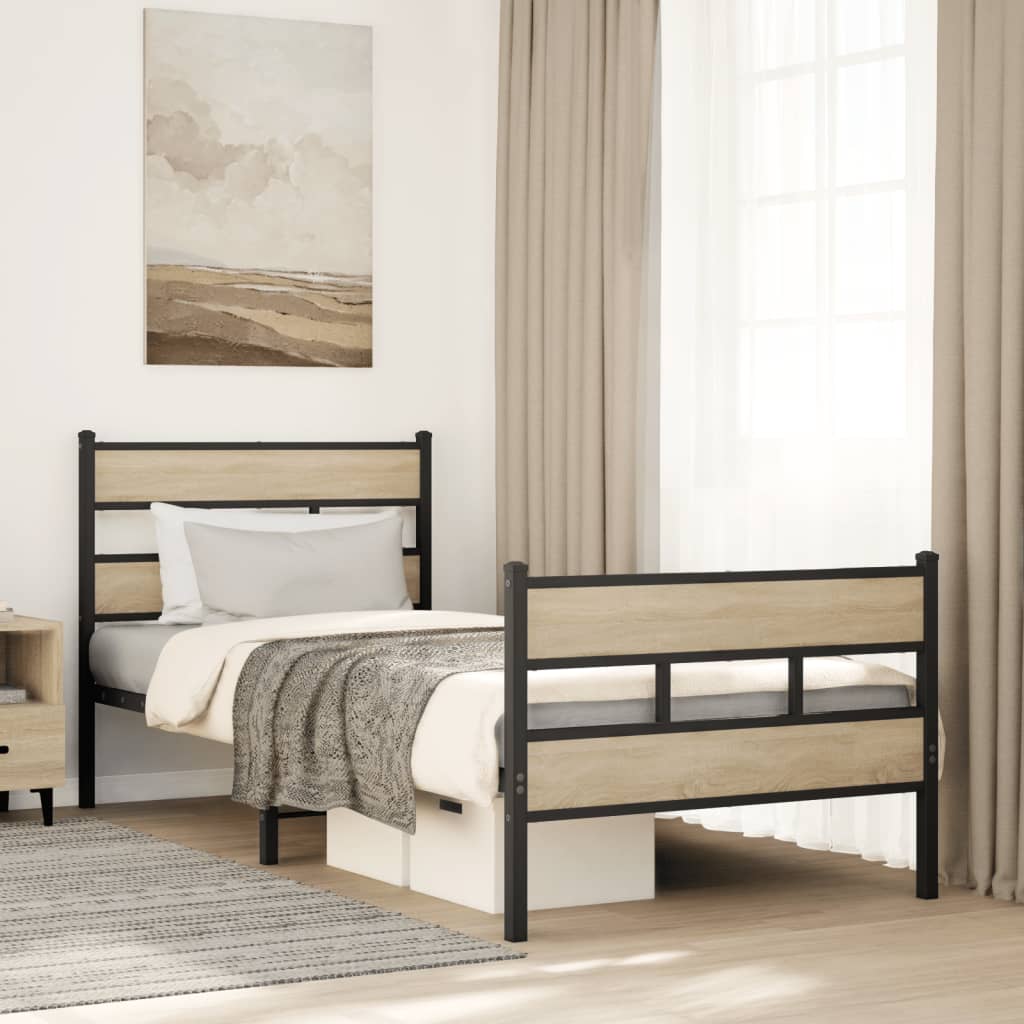 Cadre De Lit En Métal Sans Matelas