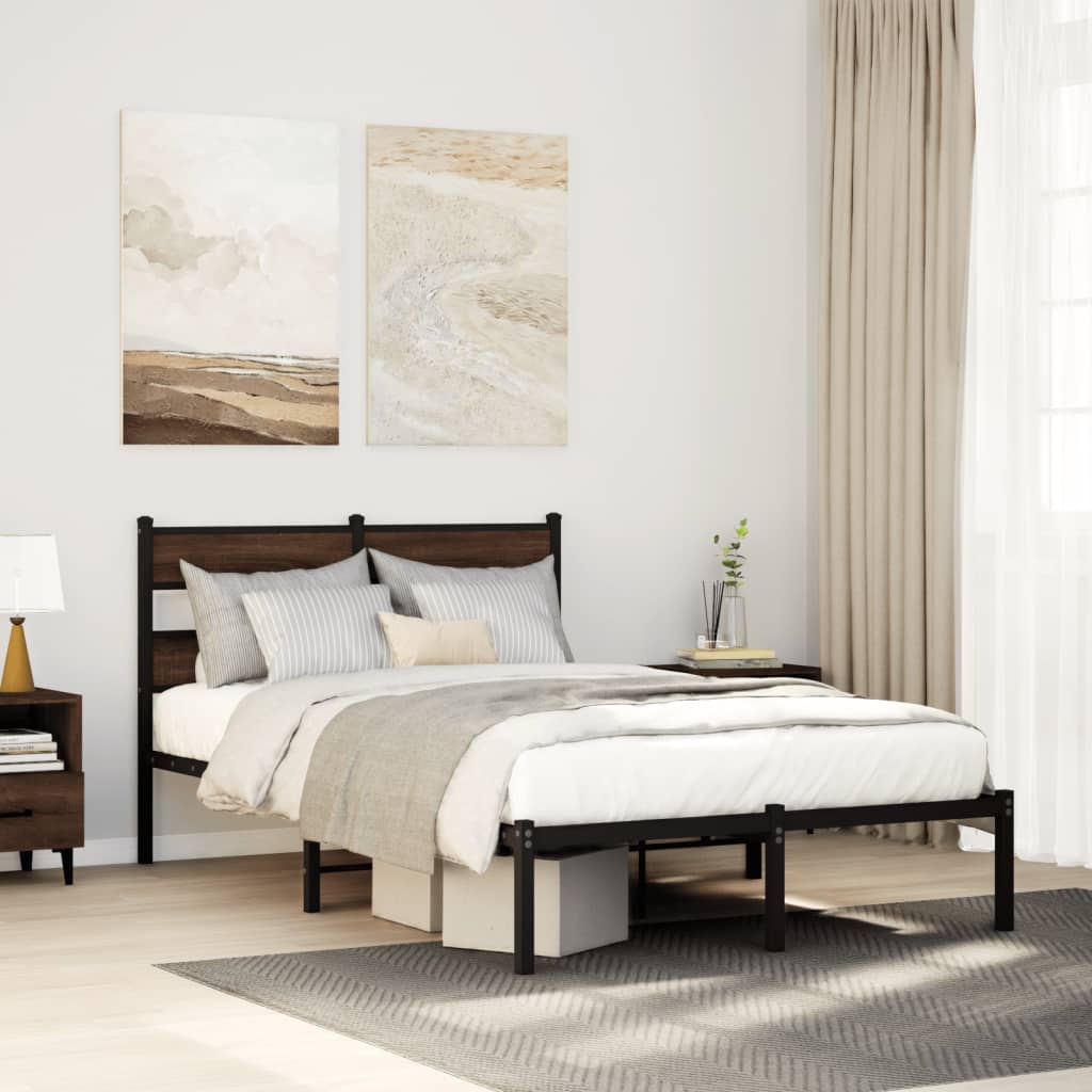 Cadre De Lit En Métal Sans Matelas