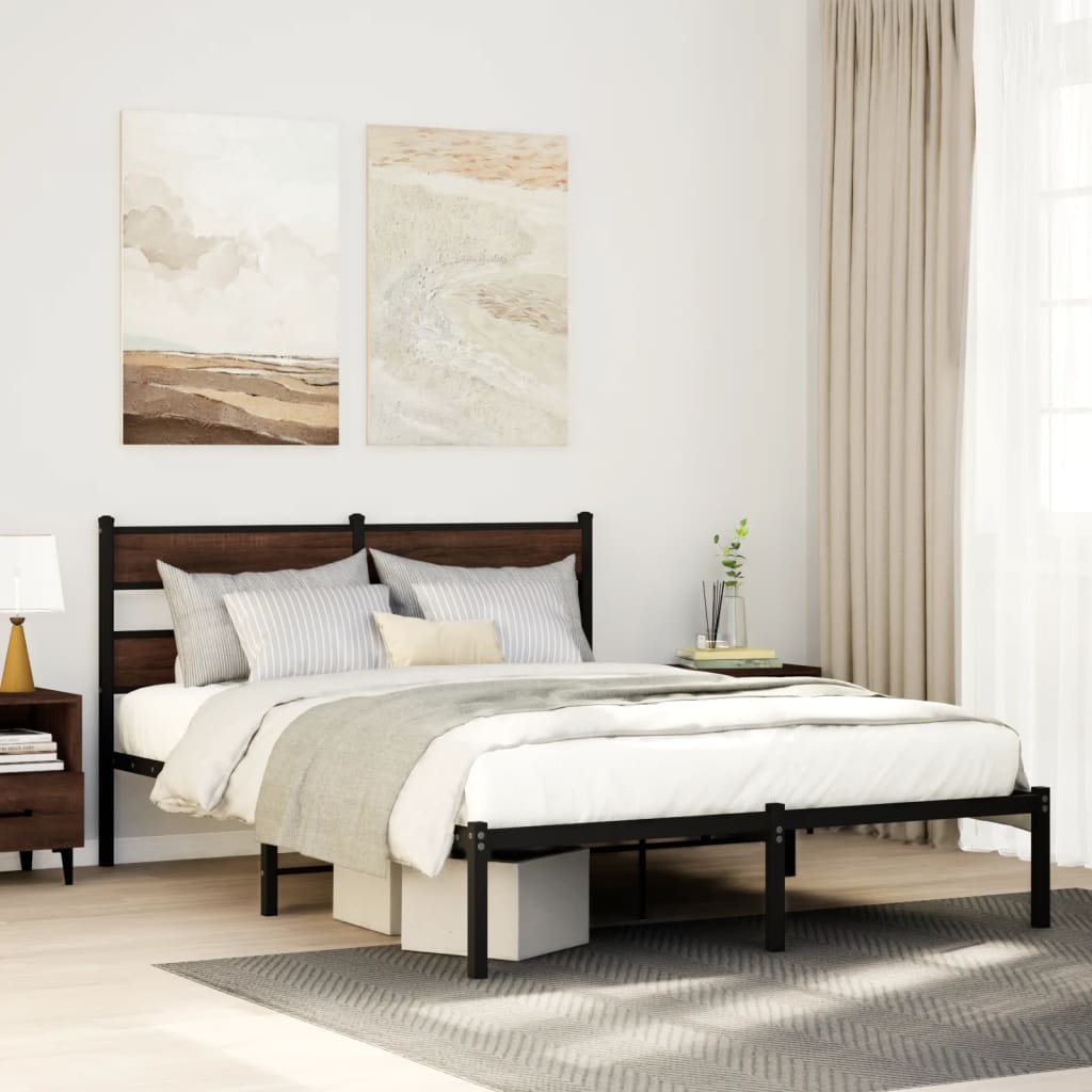 Cadre De Lit En Métal Sans Matelas