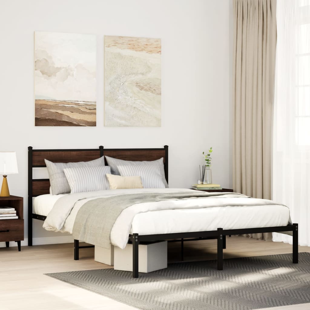 Cadre De Lit En Métal Sans Matelas