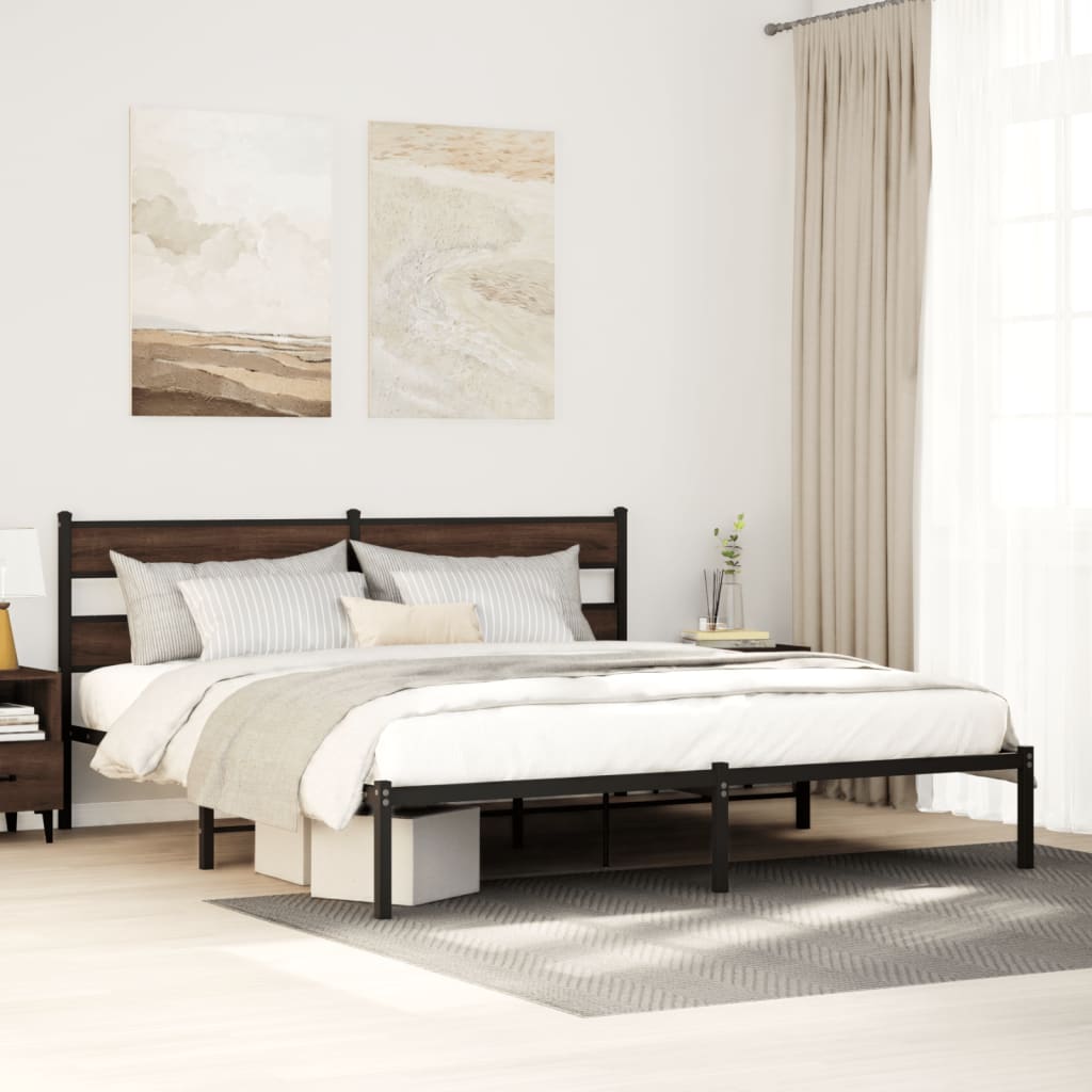 Cadre De Lit En Métal Sans Matelas