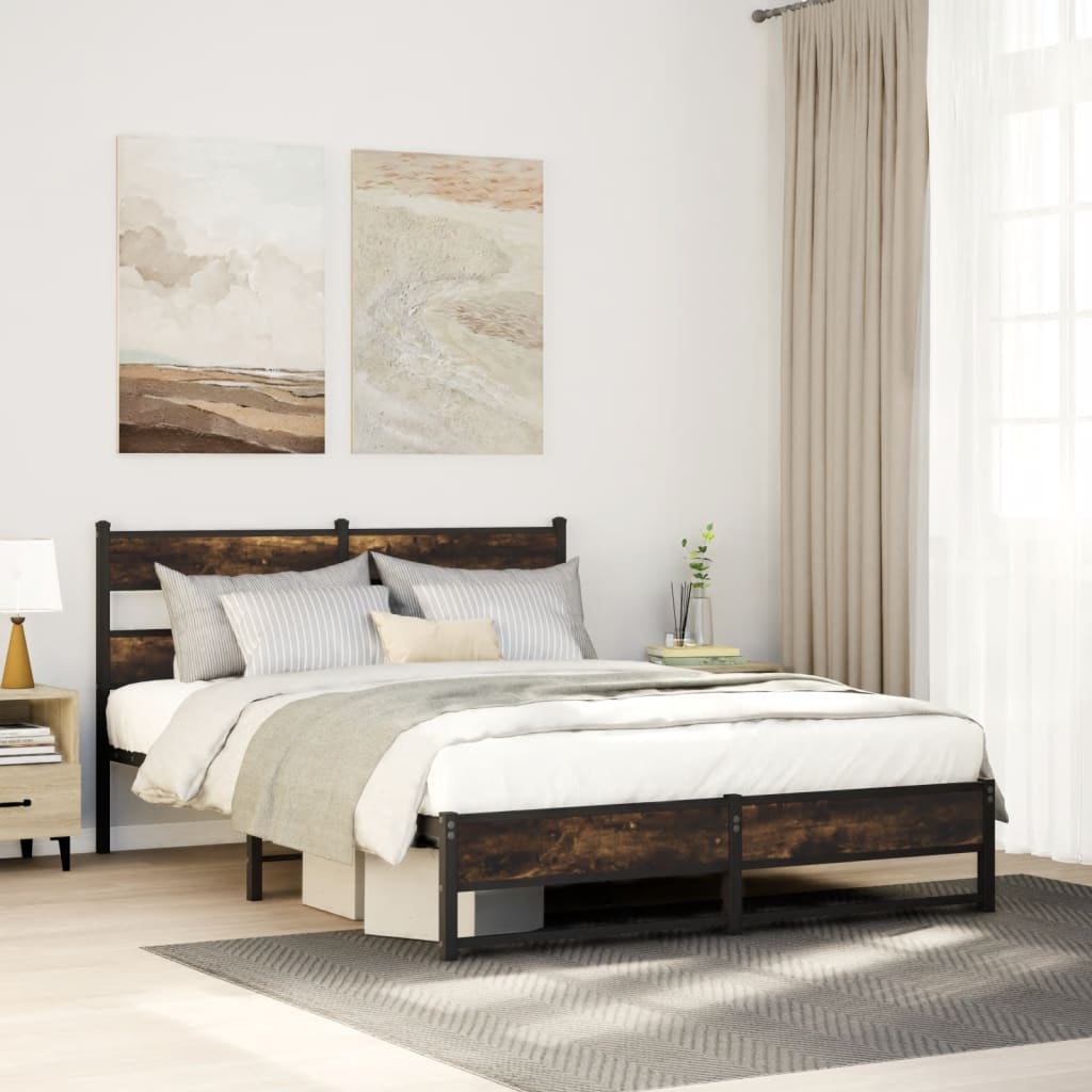 Cadre De Lit En Métal Sans Matelas