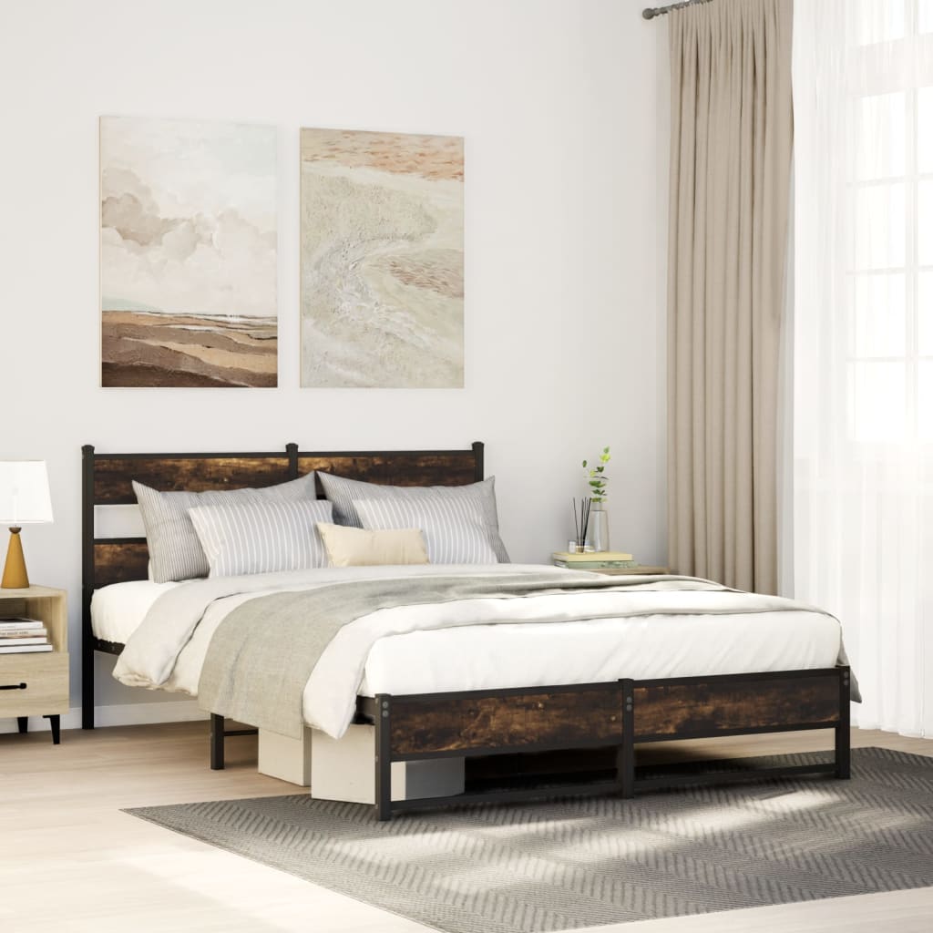 Cadre De Lit En Métal Sans Matelas