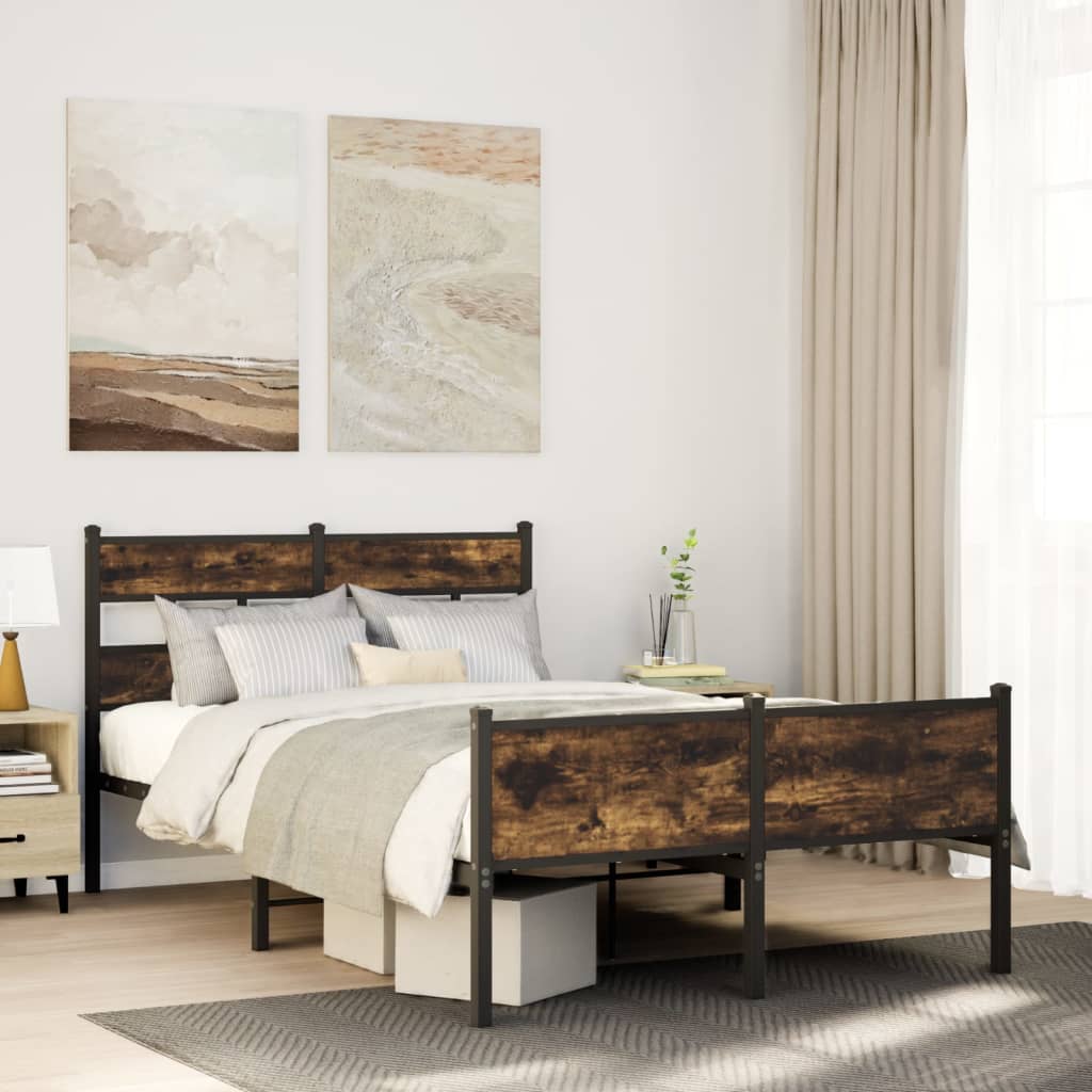 Cadre De Lit En Métal Sans Matelas