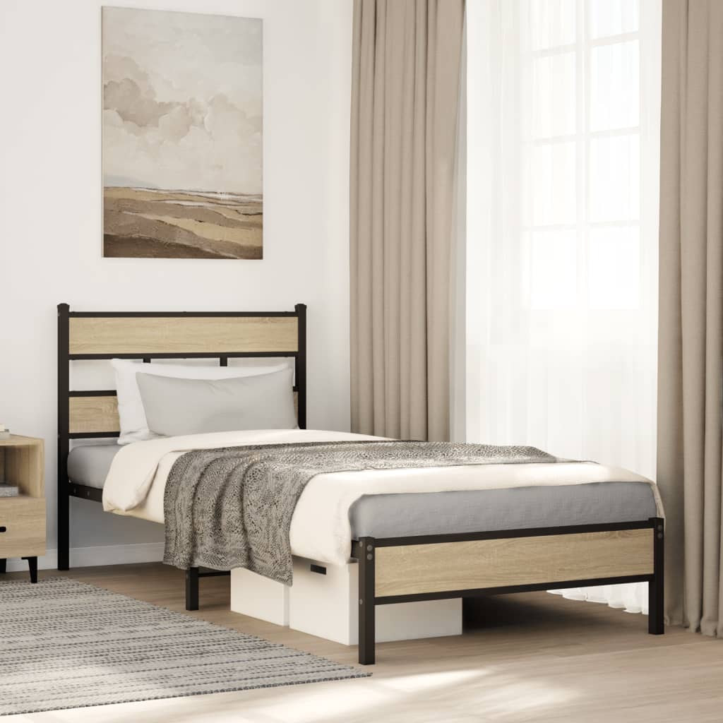 Cadre De Lit En Métal Sans Matelas