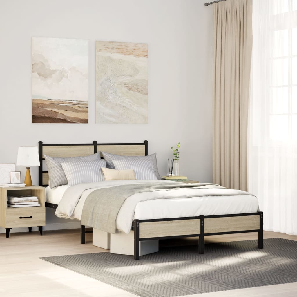 Cadre De Lit En Métal Sans Matelas