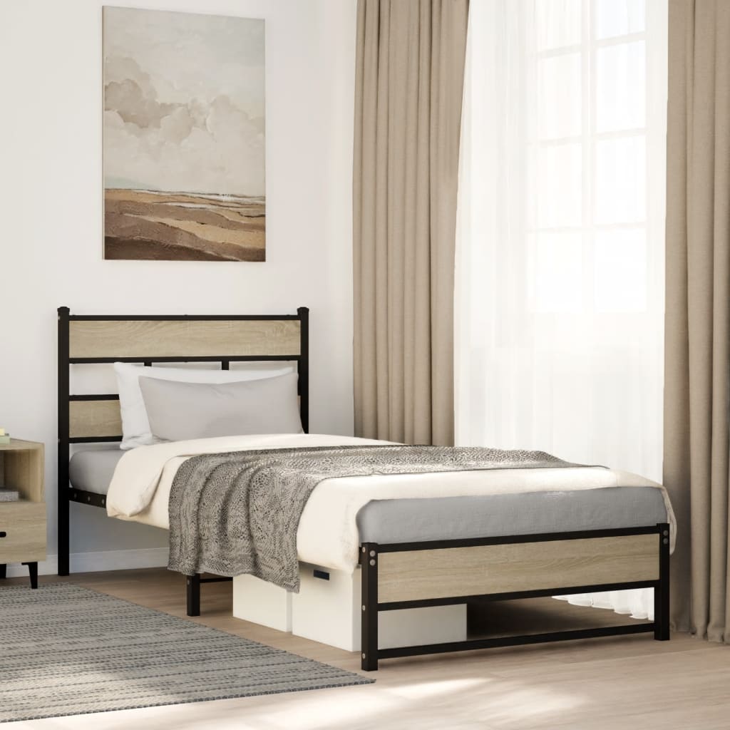 Cadre De Lit En Métal Sans Matelas