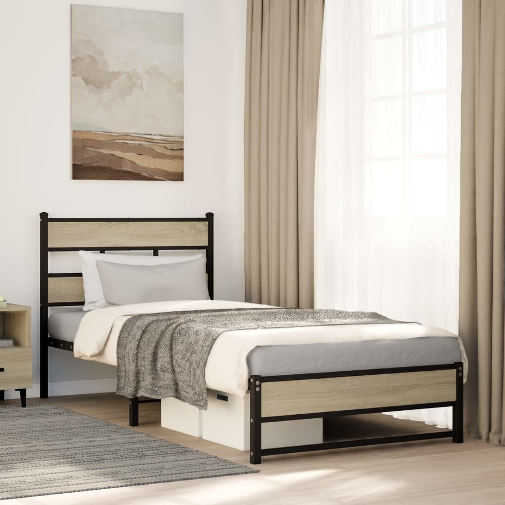Cadre De Lit En Métal Sans Matelas