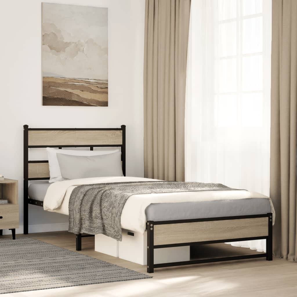 Cadre De Lit En Métal Sans Matelas