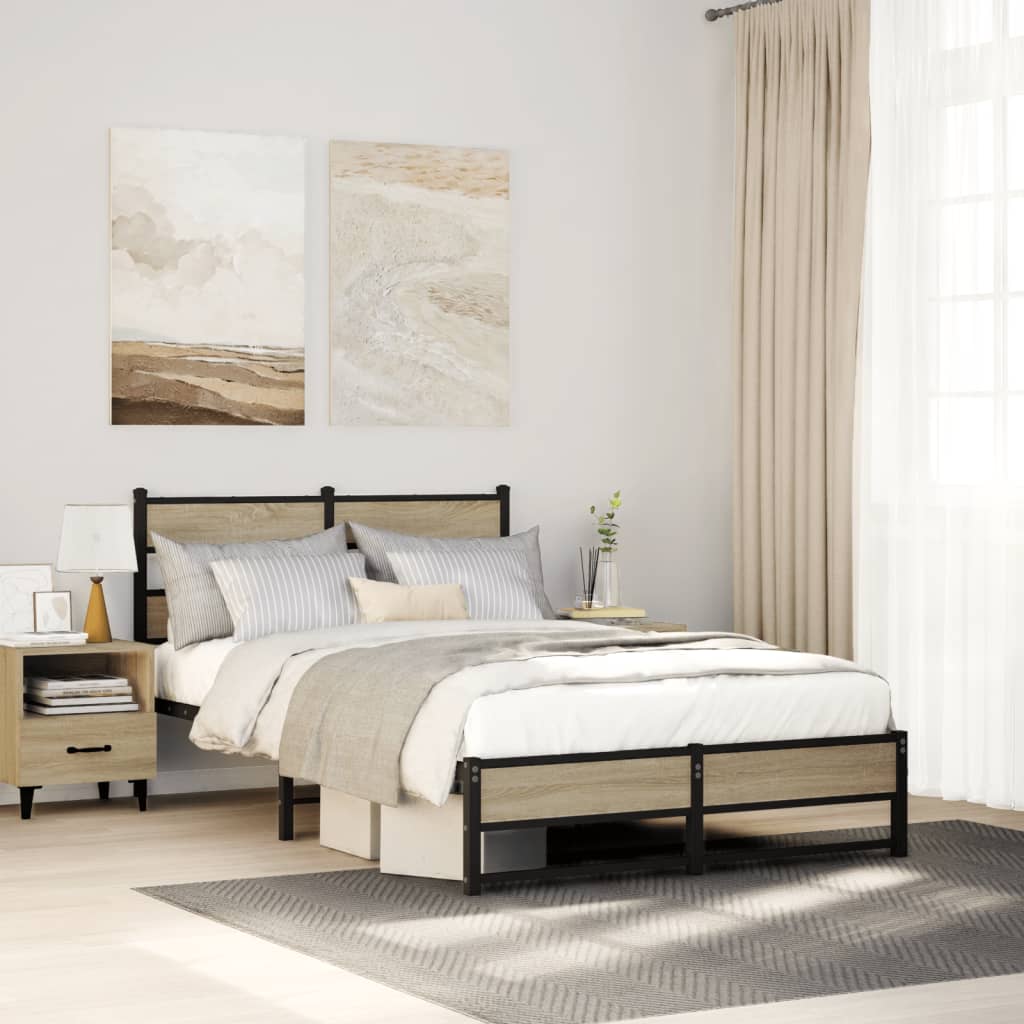 Cadre De Lit En Métal Sans Matelas