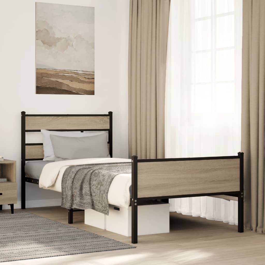 Cadre De Lit En Métal Sans Matelas