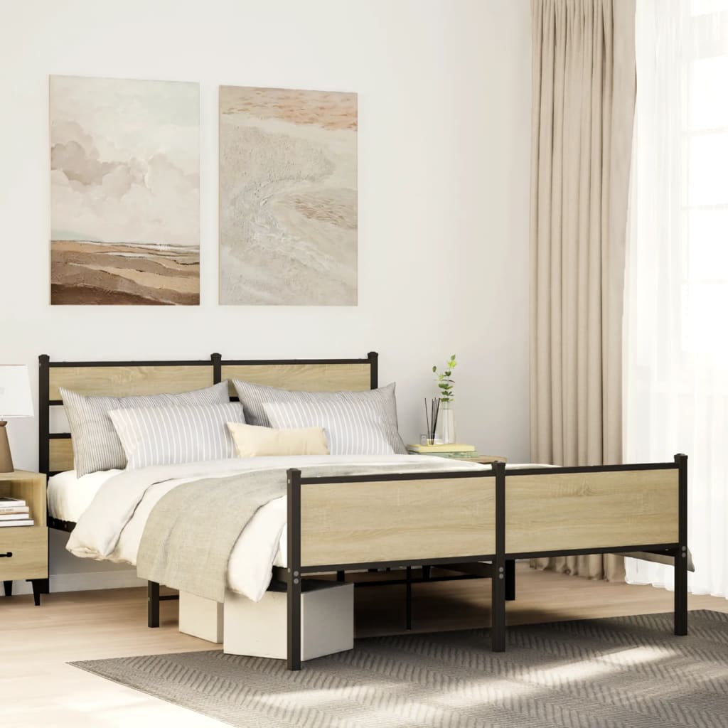 Cadre De Lit En Métal Sans Matelas