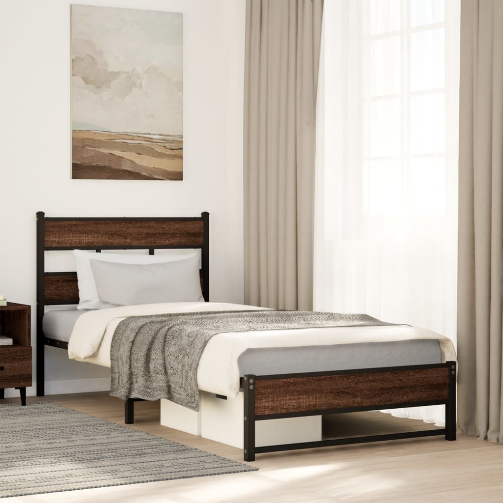 Cadre De Lit En Métal Sans Matelas