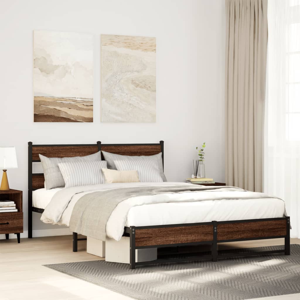 Cadre De Lit En Métal Sans Matelas