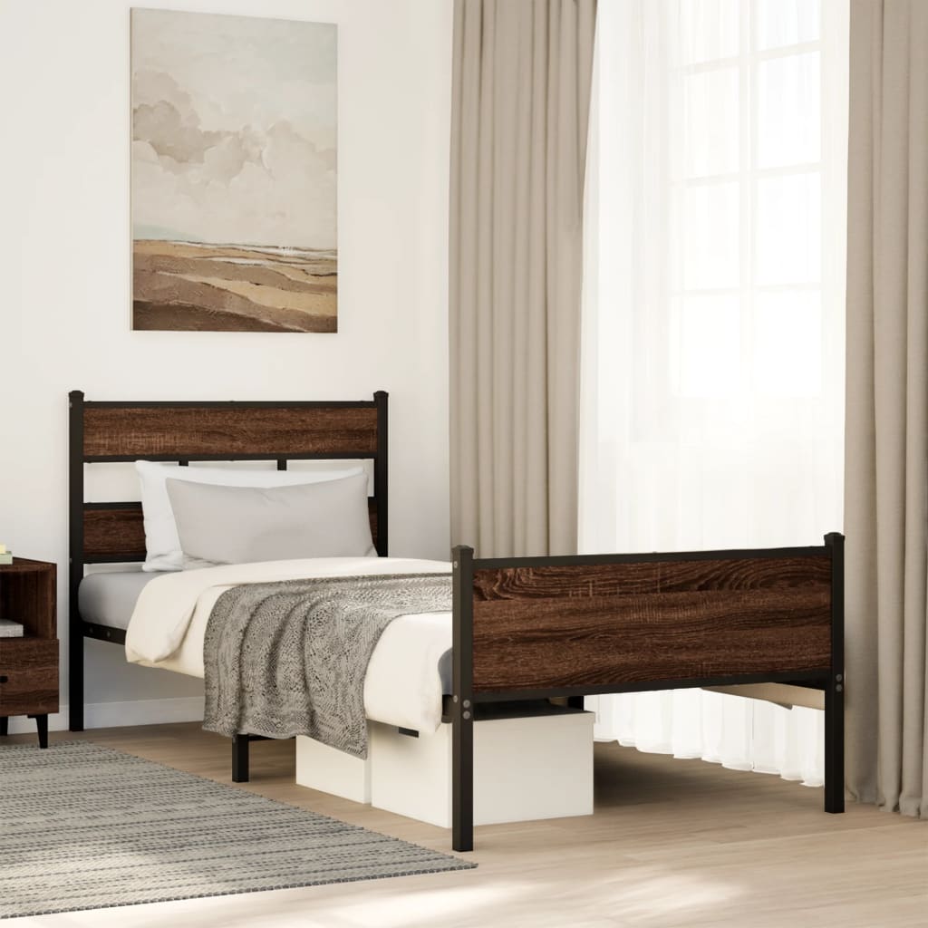 Cadre De Lit En Métal Sans Matelas