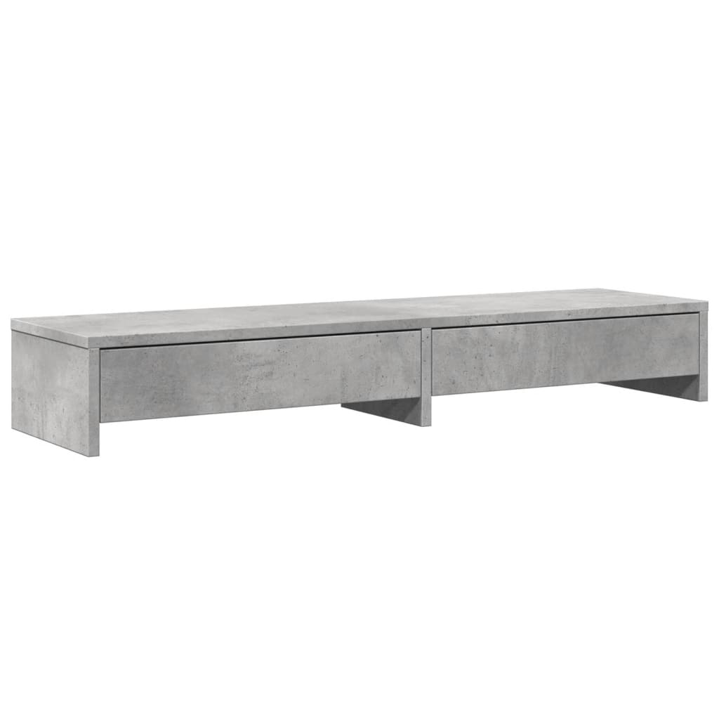 Support De Moniteur Avec Tiroirs Bois D'ingénierie