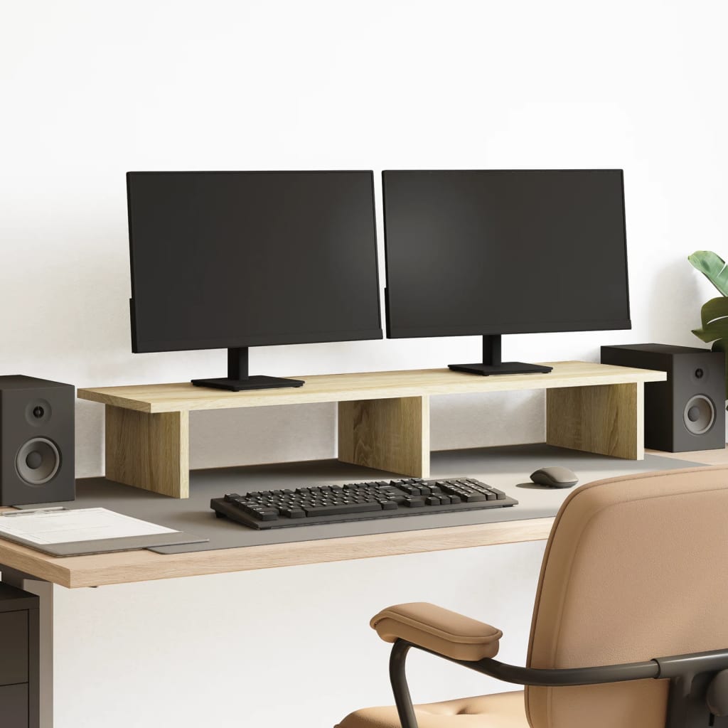 Support De Moniteur Bois D'ingénierie