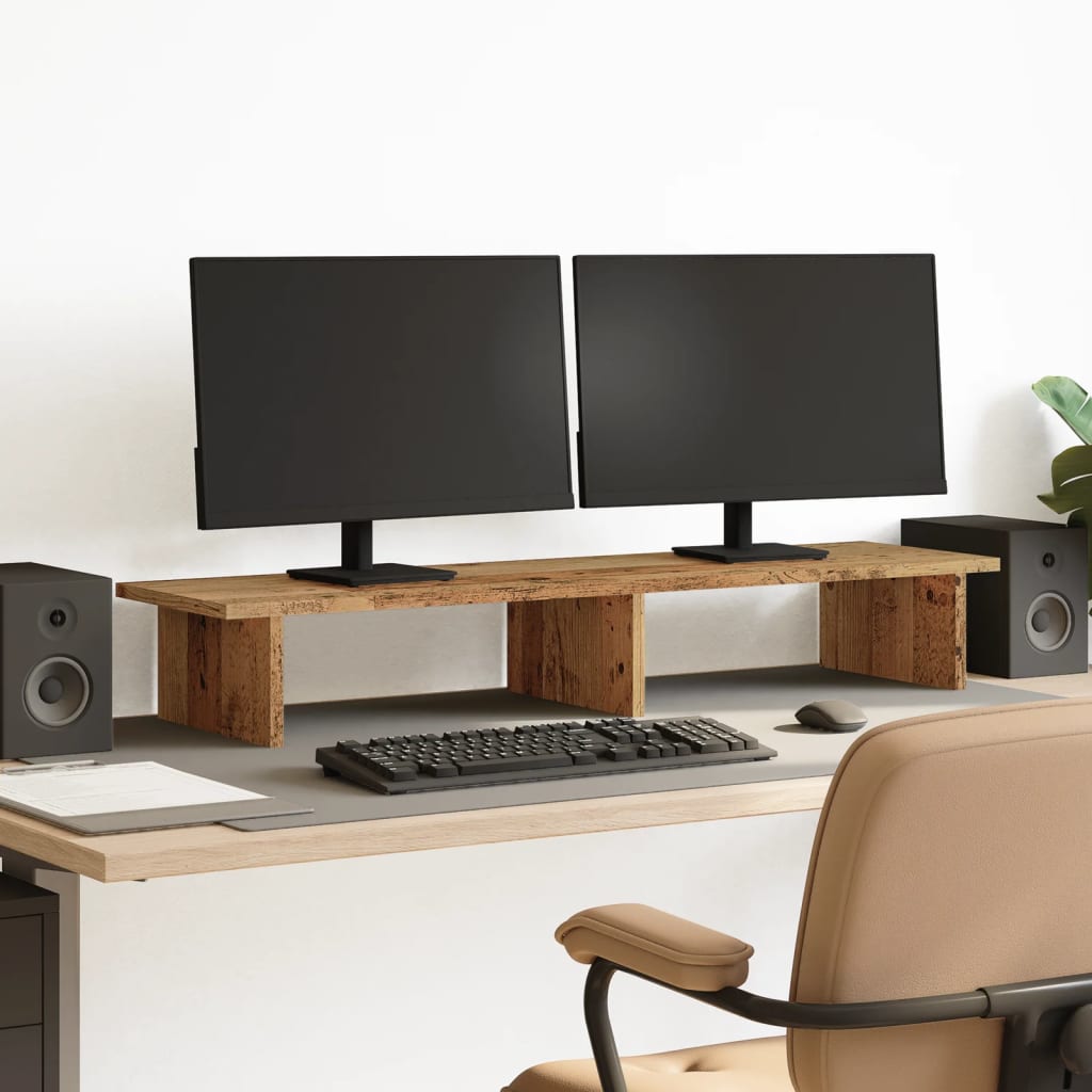 Support De Moniteur Bois D'ingénierie