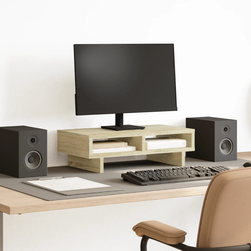 Support De Moniteur Bois D'ingénierie