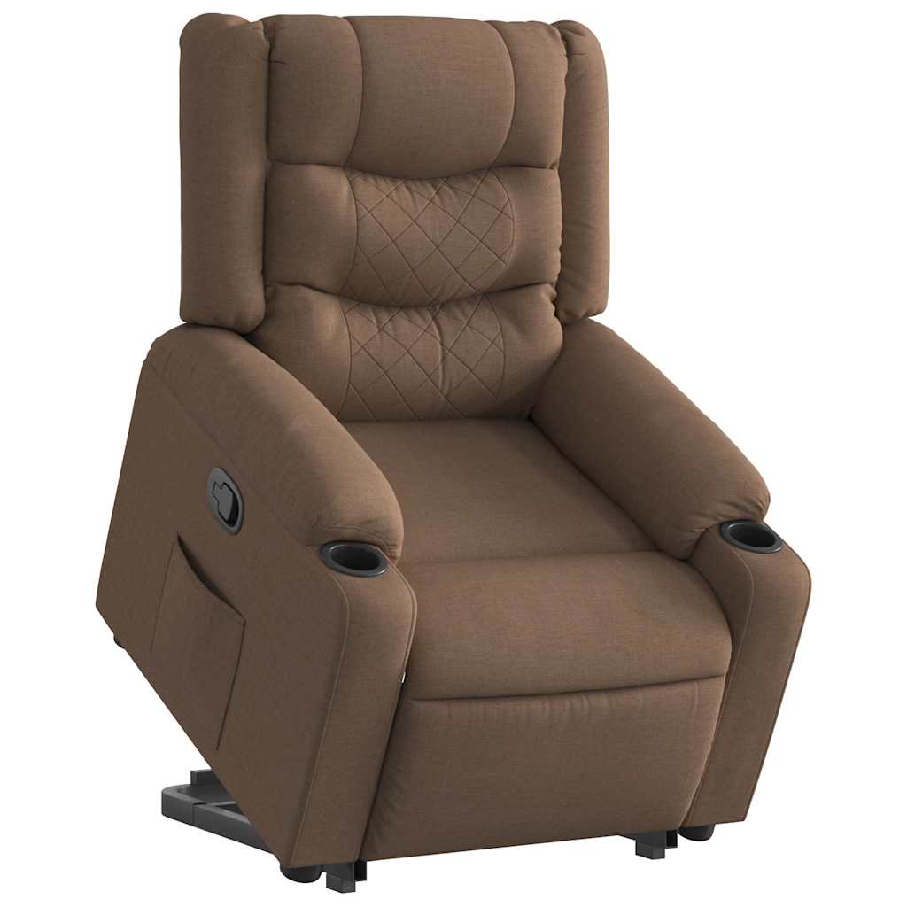 Fauteuil Inclinable Tissu Marron