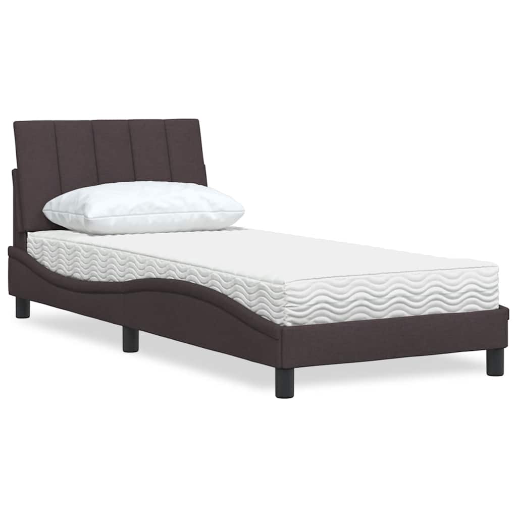Lit Avec Matelas Hanko Tissu