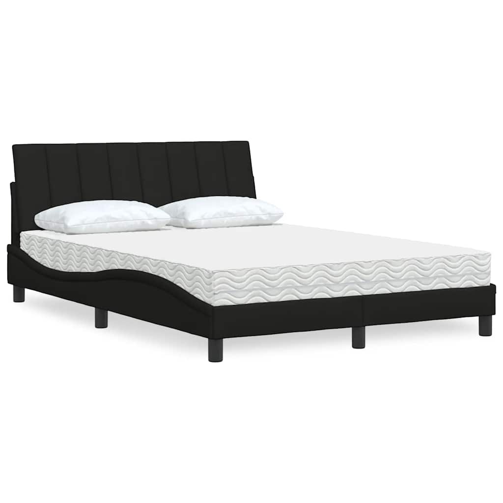 Lit Avec Matelas Hanko Tissu