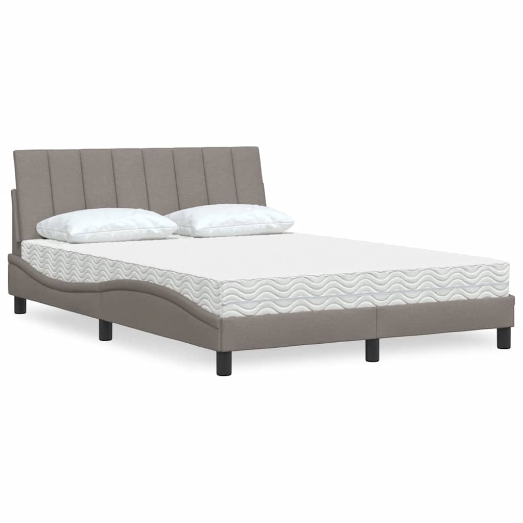 Lit Avec Matelas Hanko Tissu