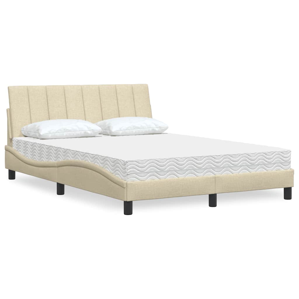Lit Avec Matelas Hanko Tissu