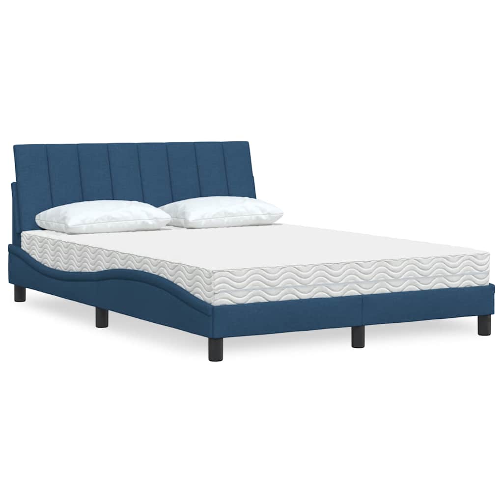 Lit Avec Matelas Hanko Tissu