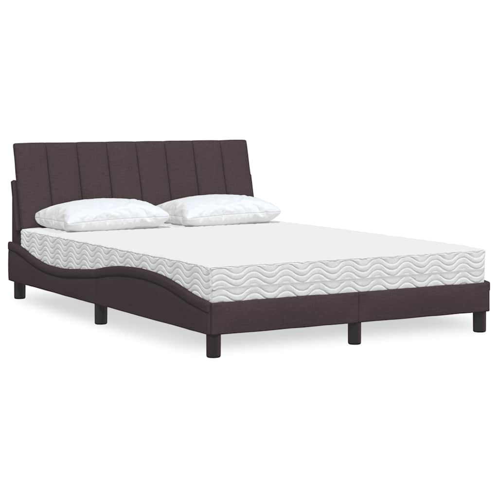 Lit Avec Matelas Hanko Tissu