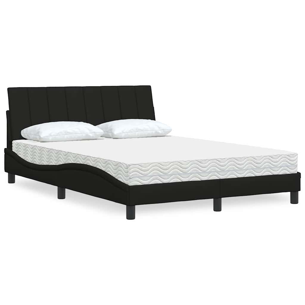 Lit Avec Matelas Hanko Tissu