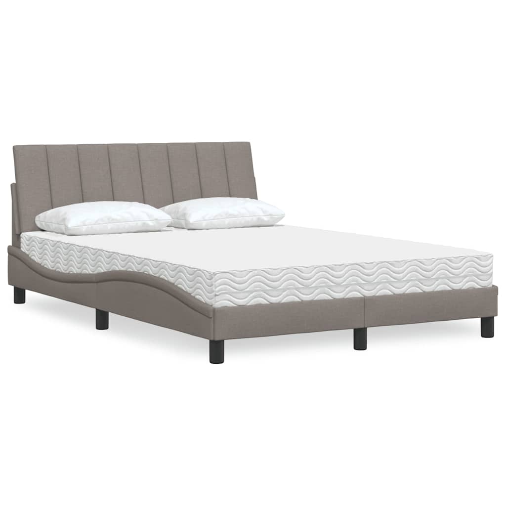 Lit Avec Matelas Hanko Tissu
