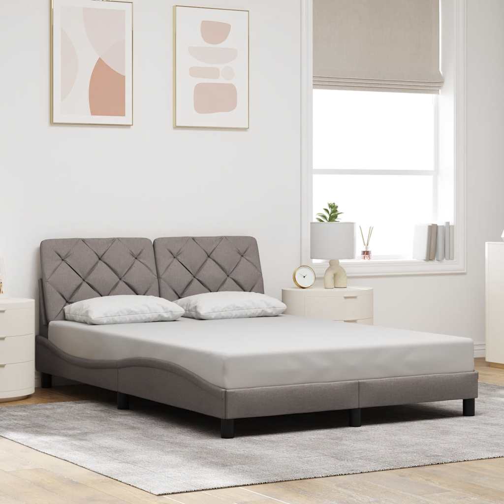 Cadre De Lit Sans Matelas Tissu