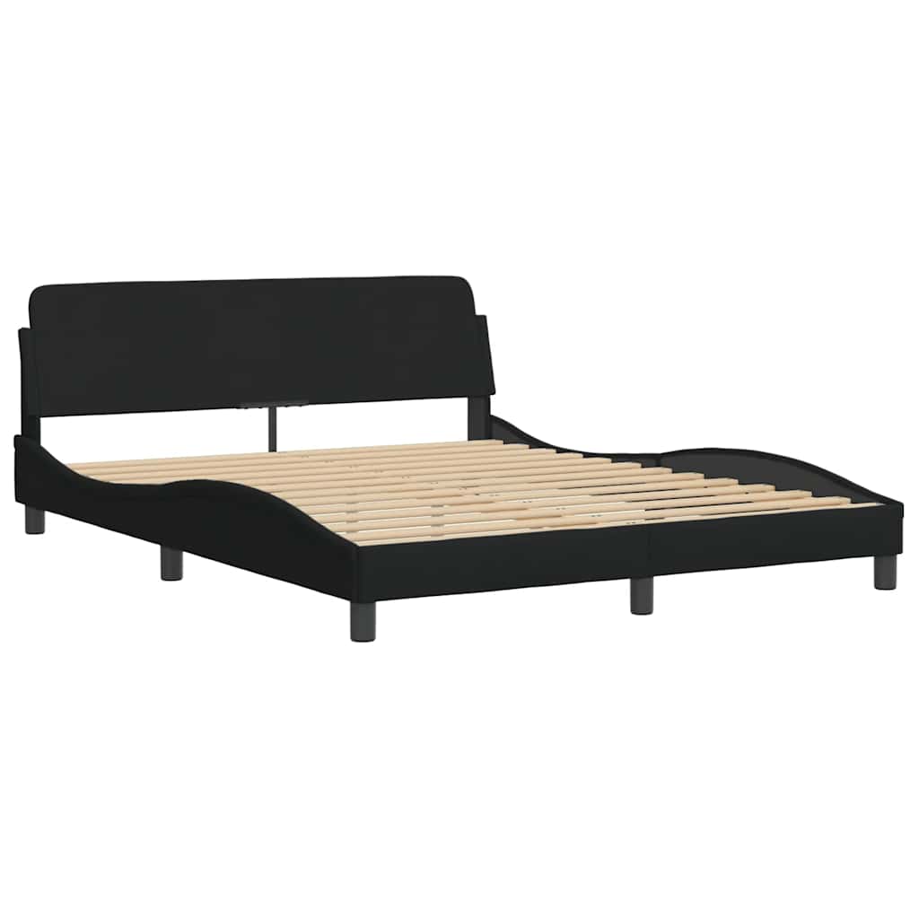 Cadre De Lit Sans Matelas Tissu