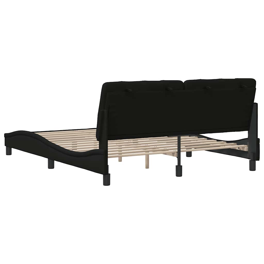 Cadre De Lit Sans Matelas Tissu