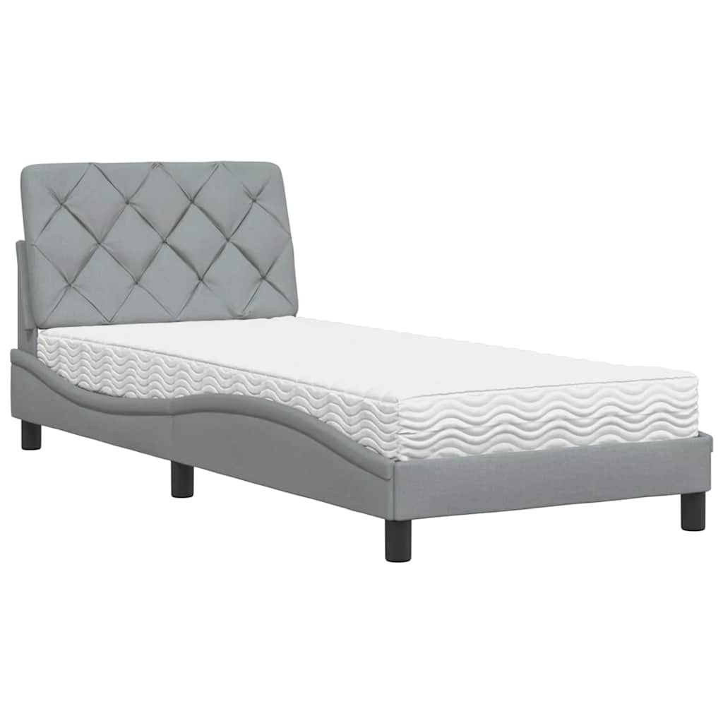 Lit Avec Matelas Tissu