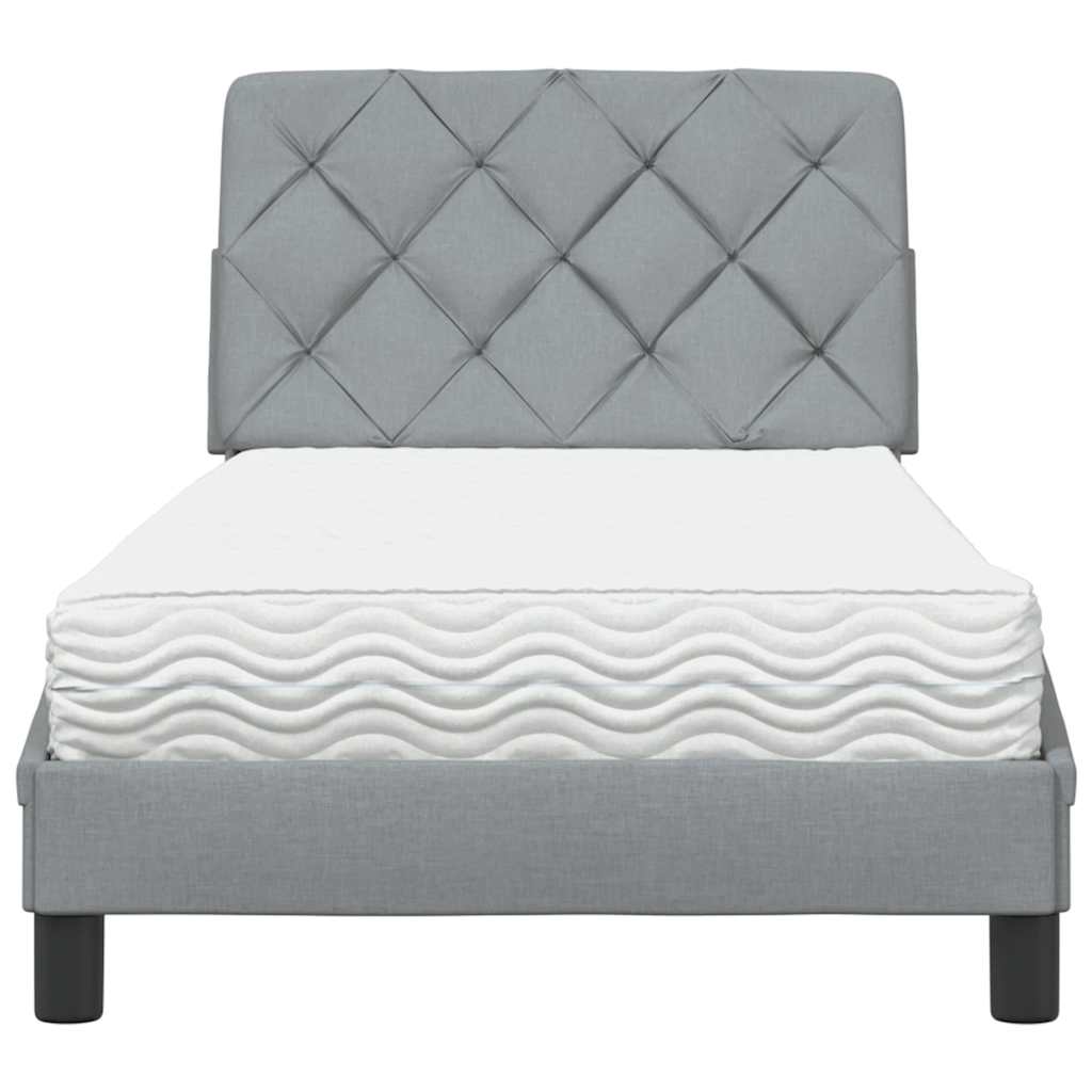 Lit Avec Matelas Tissu
