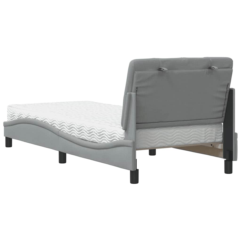 Lit Avec Matelas Tissu