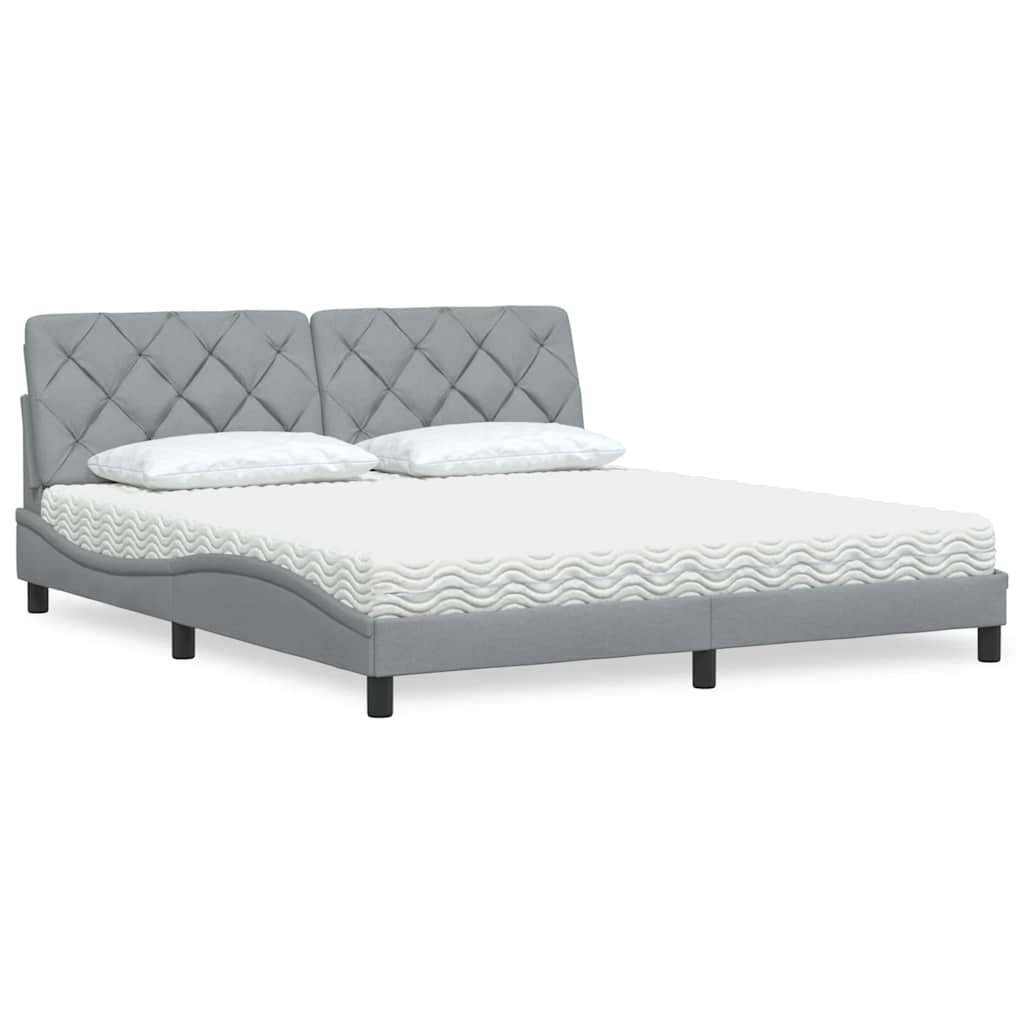 Lit Avec Matelas Tissu