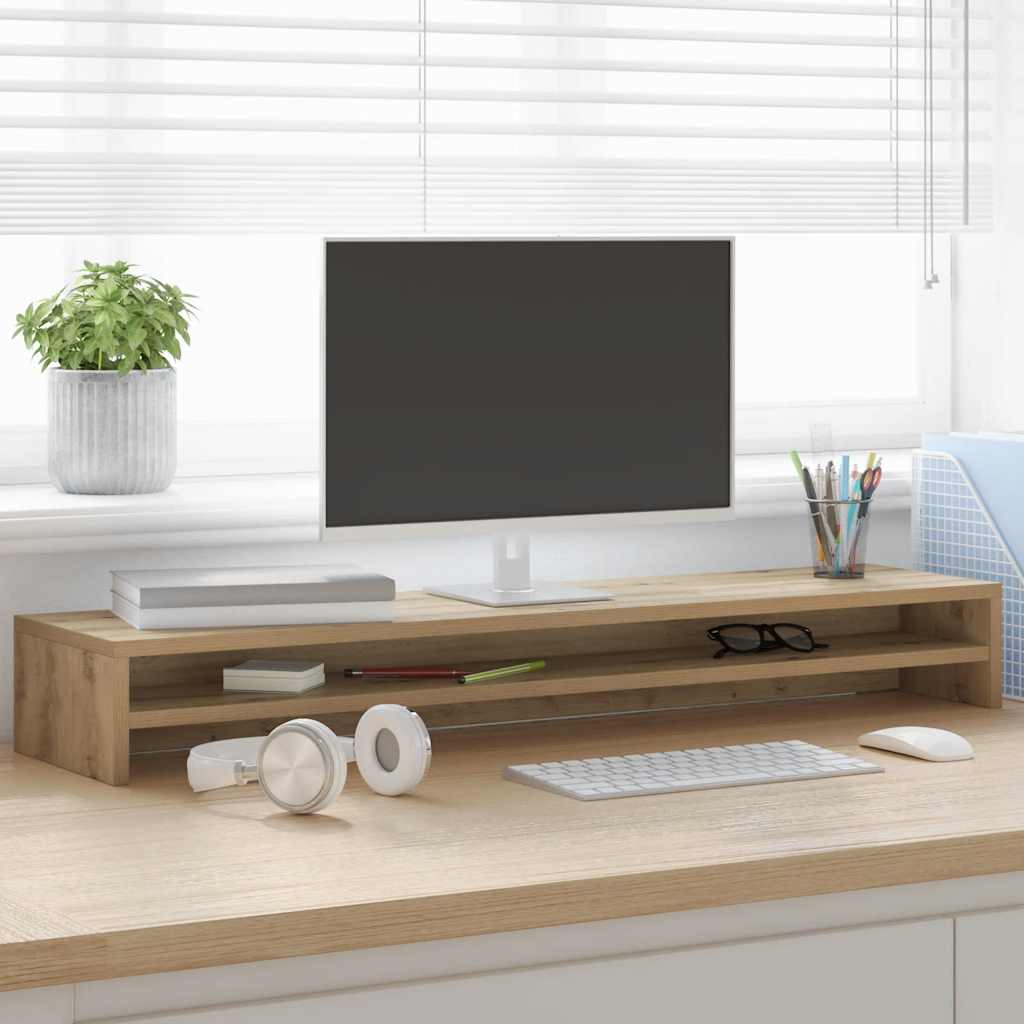 Support De Moniteur 100 X 24 X 13 Cm Bois D'ingénierie